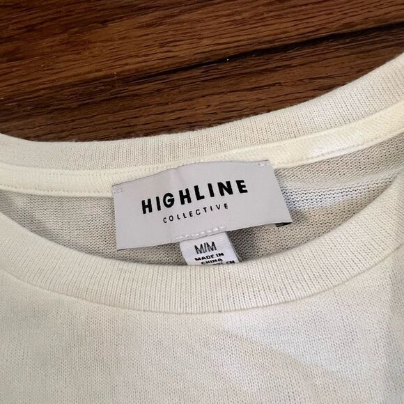 High line Collective Cream Long Sleeve Blouse - Picture 7 of 7